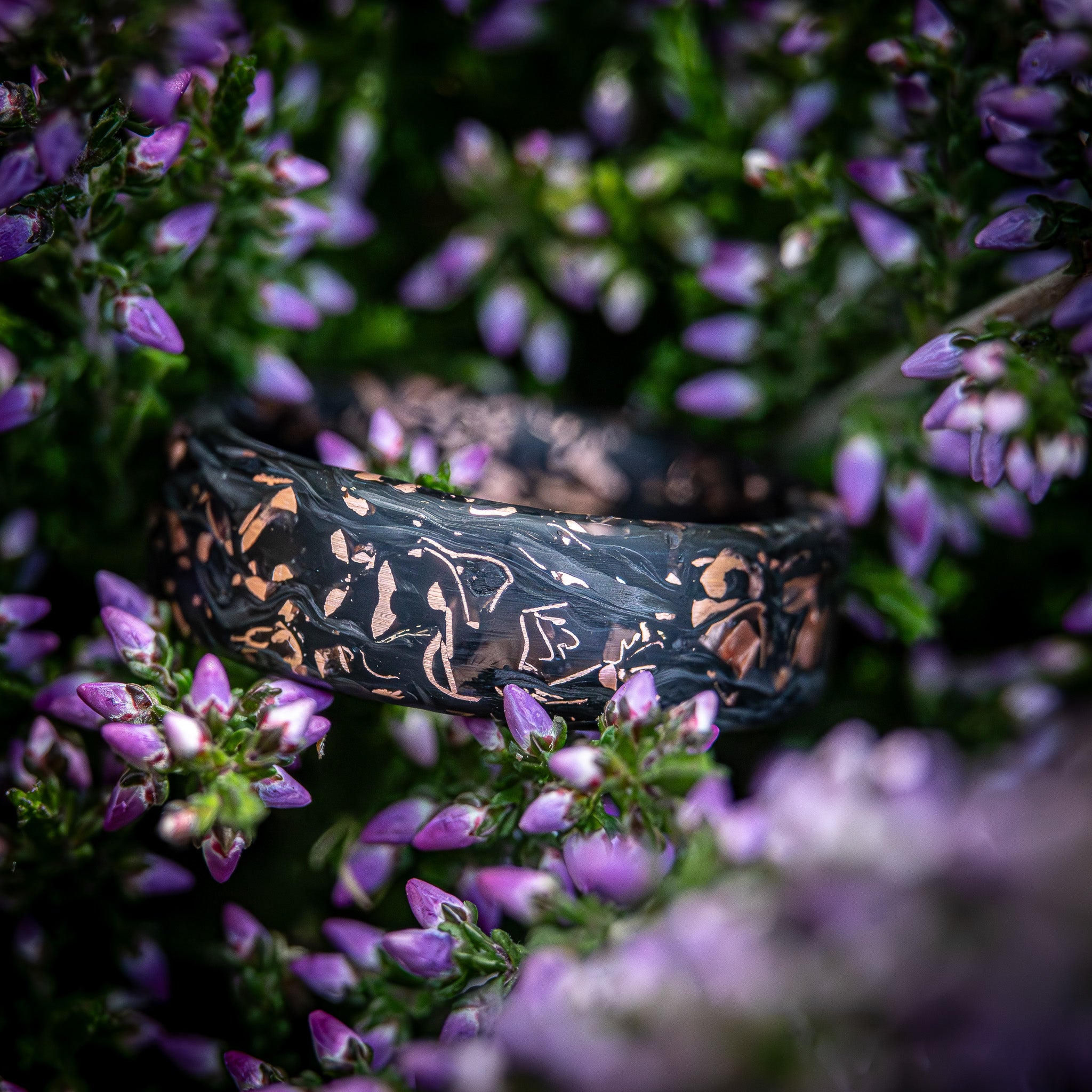 Karbonovy presten s mědí