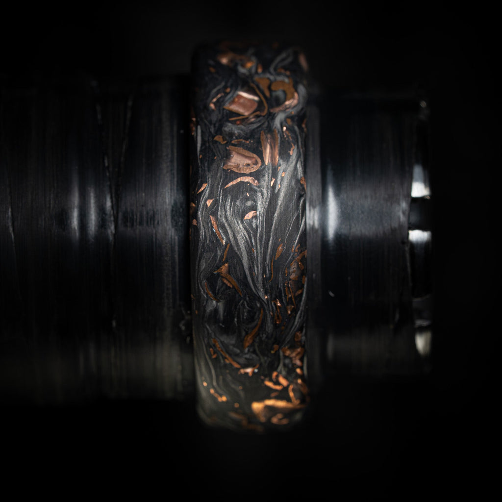 Karbonovy presten s mědí