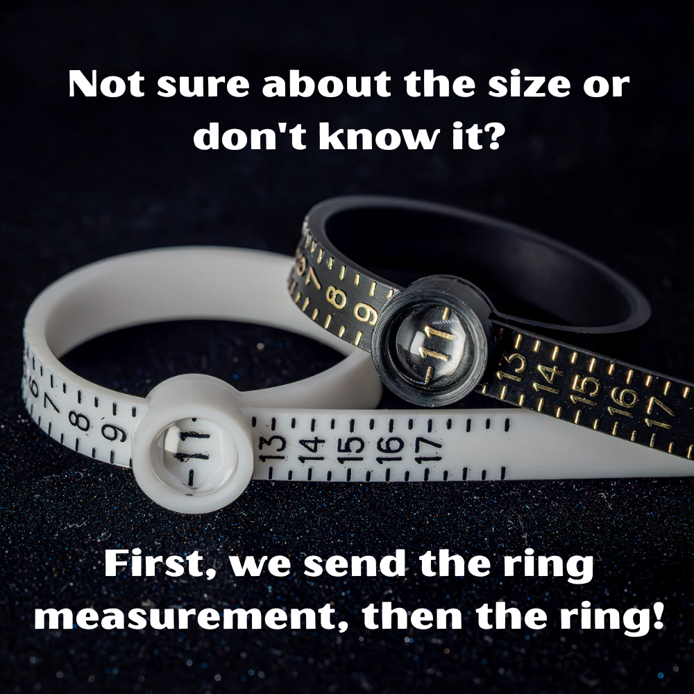 Carbon fiber ring with titanium shavings